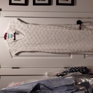 Sail to Sable Maxi Dress Size S white/cream